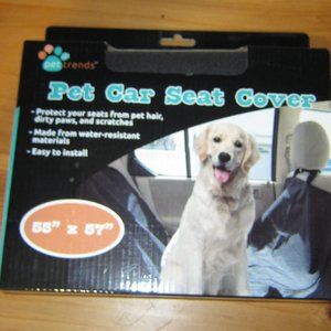 Dog Pet Car Seat Cover 55" X 57" Black Universal Fit NEW